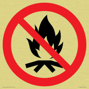Prohibition: No campfire